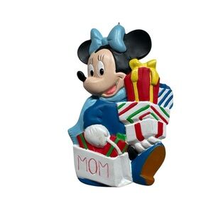 Disney Minnie Mouse Ornament with Blue and Red Accents Holiday Christmas Decor